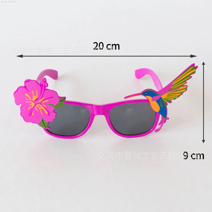 12Pcs Oktoberfest Glasses Plastic Goggles Beer Mug Pattern Glasses Photo Props German Oktoberfest Theme Event Decoration