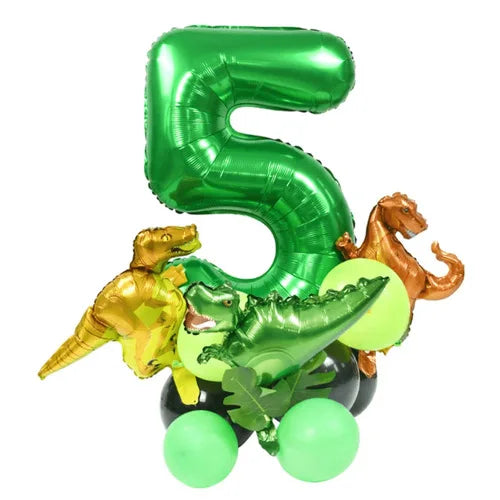 Jurassic Dinosaur Birthday Decoration Tableware Balloon Paper Cup Backdrop Tablecloth Banner Plate Birthday Party Decor Supplies