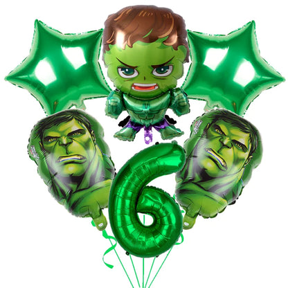 Super Hero Hulk Birthday Party Decoration Balloons Kids Disposable Tableware Cup Plate Backdrop Cake Topper Baby Shower Supplies