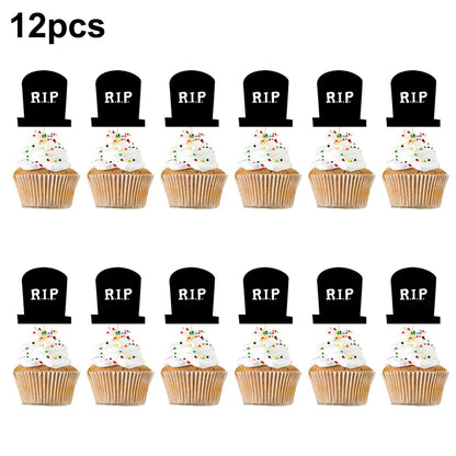 RIP to My 20s Supplies Banner Garland Backdrop Tablecloth Rip Sash Cake Topper Balloon Funeral Youth Funny Thirtieth Party Decor