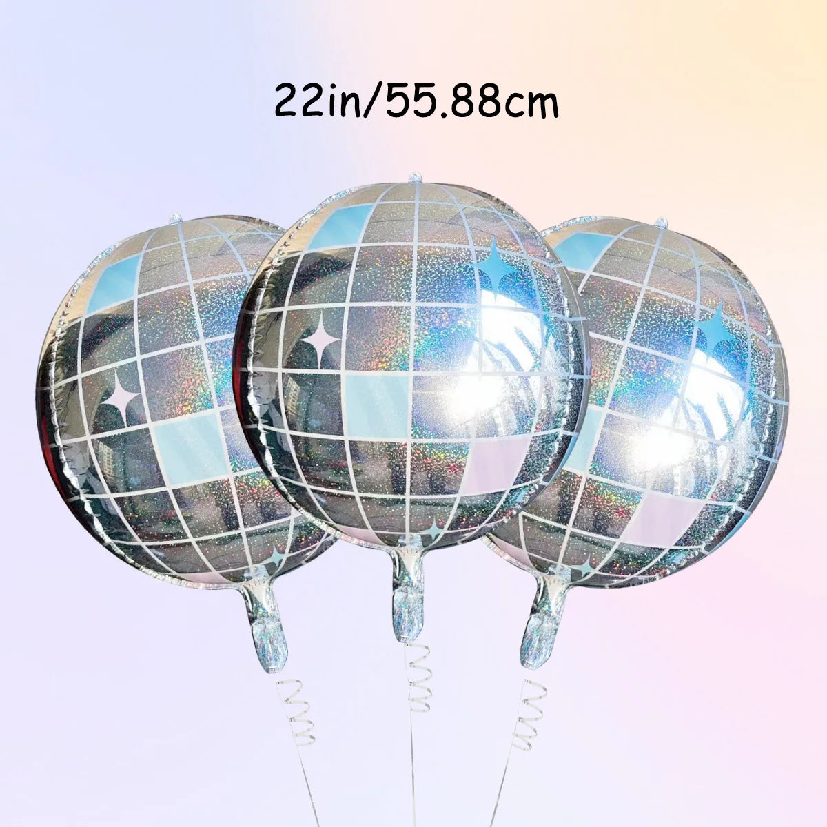 Music party disco balloon set, pop singer, 8090s hip hop disco party, birthday party, music props decoration supplies