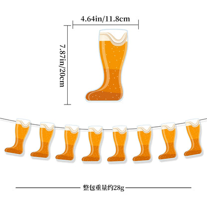 Beers Happy Birthday Party Banner Beer Cups Balloon Cheers Cake Topper Decorations Men Beer Birthday Bachelorette Party Supplies