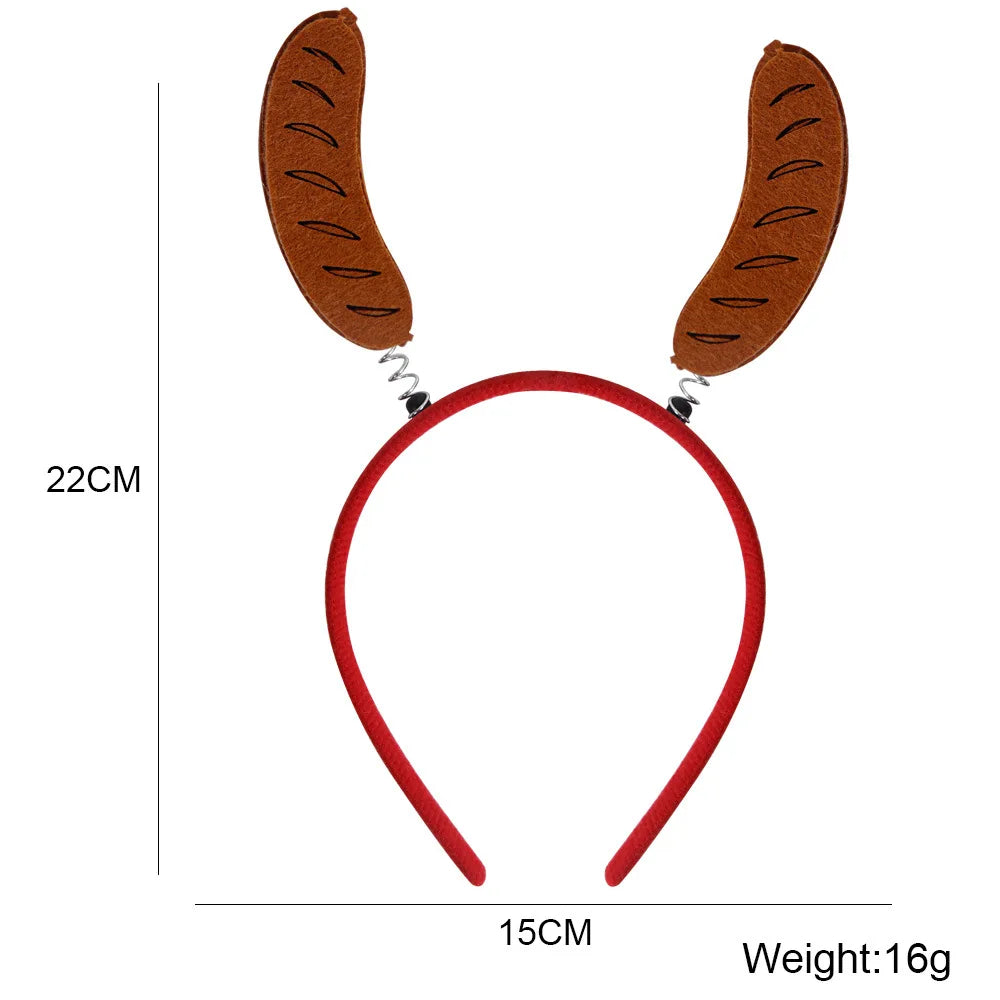 Munich beer headband photo props party decorations Love Oktoberfest headband buckle Makeup costume props christmas decoration