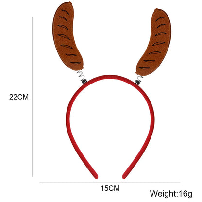 Munich beer headband photo props party decorations Love Oktoberfest headband buckle Makeup costume props christmas decoration