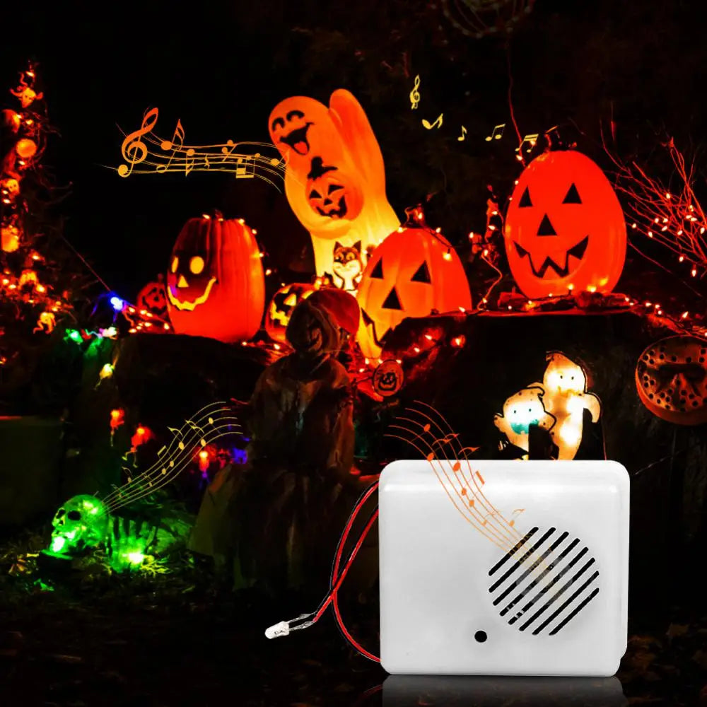Halloween Sound Sensor Tricky Voice Activated Props Loudspeaker Noise Makers Horror PIR Motion Sensor Speaker For Shop