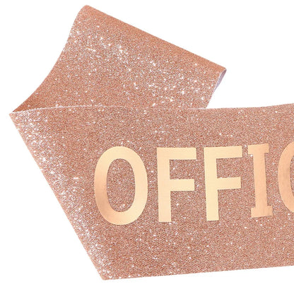 Officially Retired Sash Glitter Satin Retired Sash Favor Gifts for Men Women Happy Retirement Party Events Decorations Supplies