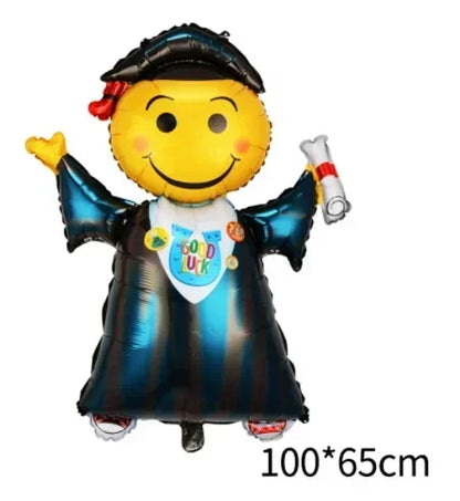 Graduation Party Balloon Owl Helium Globe Foil Balloon Congrats Grad School Celebrations 2024 Party Decorations Globos Ballons