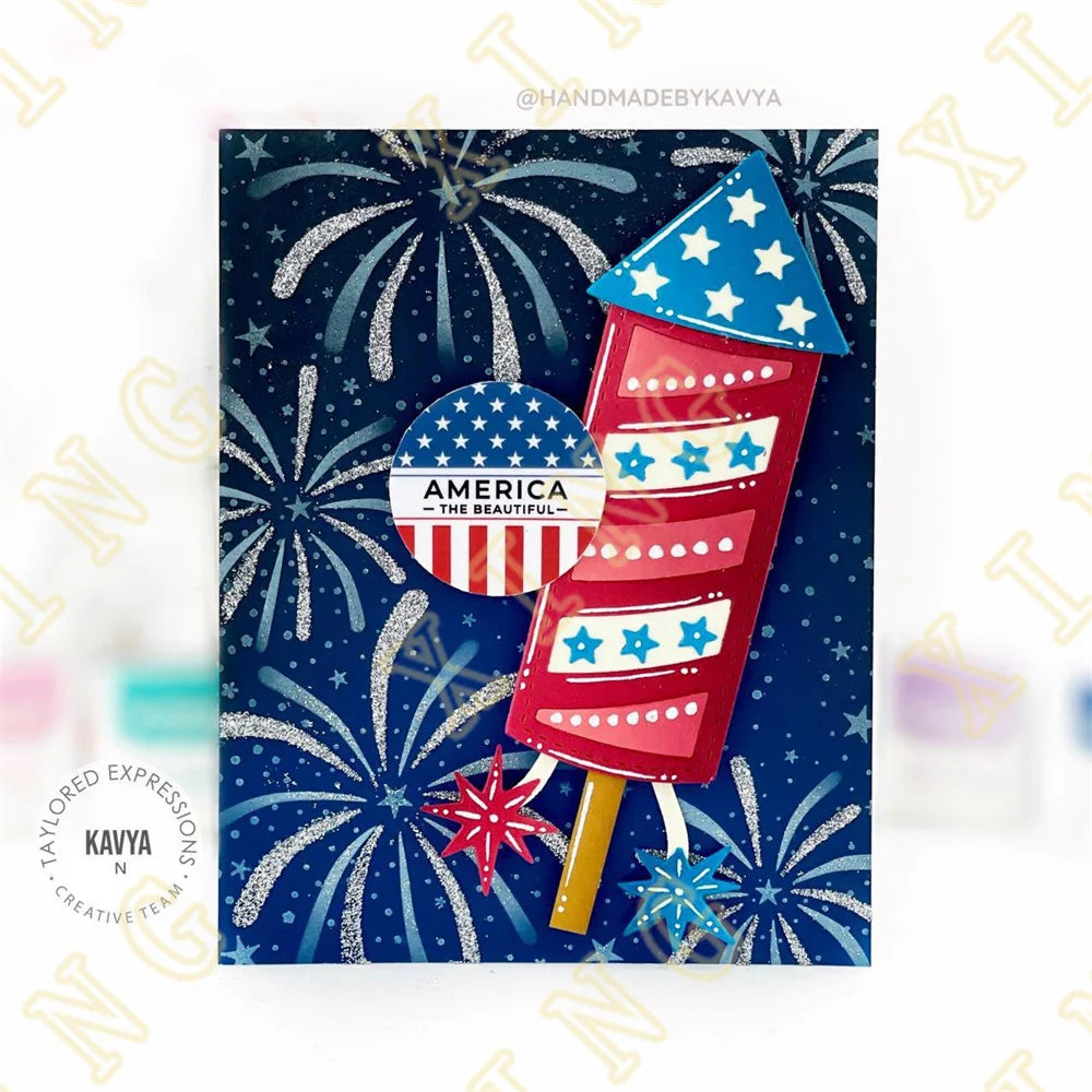 Since 1776 Happy 4th of July New Cutting Dies And Stamps Scrapbook Diary Decoration Stencil Embossing Template DIY Greeting Card