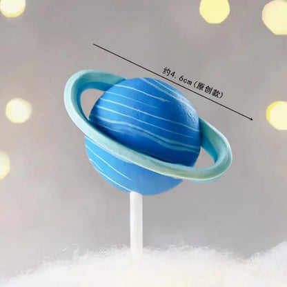 Astronaut Theme Cake Topper Planet Space Rocket Spaceship Birthday Decor Kids Boy Girl Birthday Party Baby Shower Decoratings
