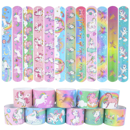 Rainbow Unicorn Party Balloons Disposable Tableware Gift Bags For Kids Girl Unicorn Birthday Party Decoration Favors Supplies