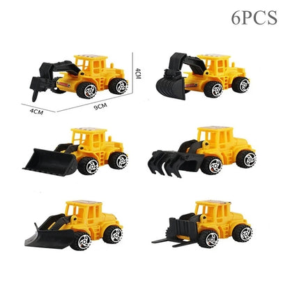 Excavator Car Crane Tractor Birthday Cake Topper Construction Party Decor Boy Kid Baby Shower 1st Birthday Party Cake Baking Kit