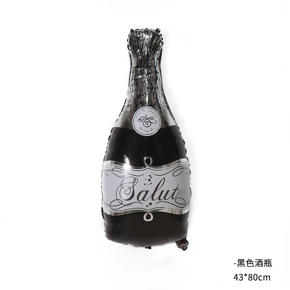 Sexy Lingerie Aluminum Foil Balloon Bachelorette Party Whiskey Red Lips High Heel Adult Party Bride Wedding Hen Night Decoration
