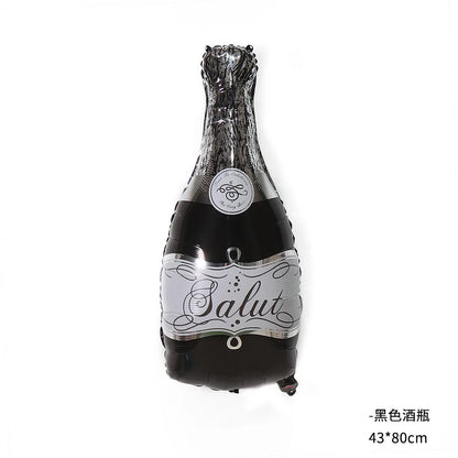 Sexy Lingerie Aluminum Foil Balloon Bachelorette Party Whiskey Red Lips High Heel Adult Party Bride Wedding Hen Night Decoration