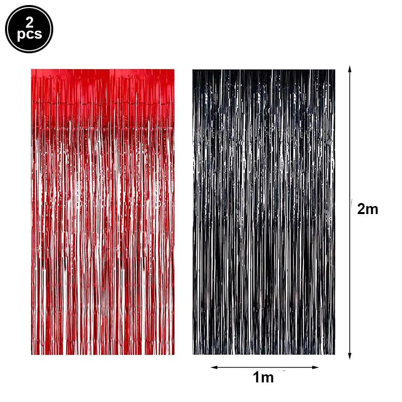 Las Vegas Theme Casino Backdrop Hanging decor Garland Banner Poker tablecloth table cover Casino Night Poker Party Decorations
