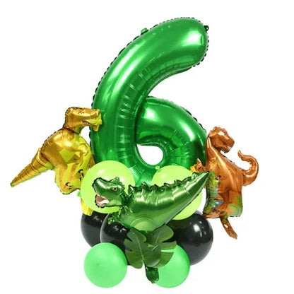 Jurassic Dinosaur Birthday Decoration Tableware Balloon Paper Cup Backdrop Tablecloth Banner Plate Birthday Party Decor Supplies