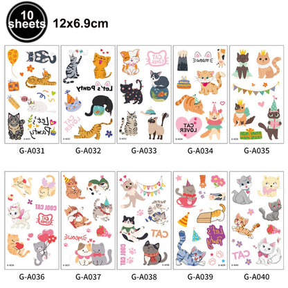Cat Themed Party Tableware Set Paper Plates Napkins Tablecloth Banner Kitten Girls Birthday Party Decorations Supplies