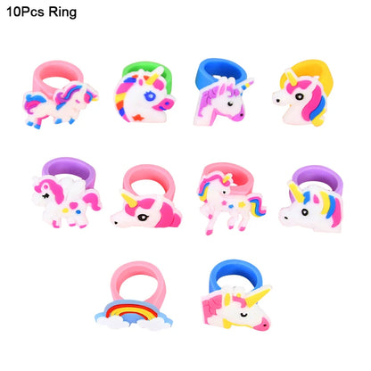 Rainbow Unicorn Party Balloons Disposable Tableware Gift Bags For Kids Girl Unicorn Birthday Party Decoration Favors Supplies