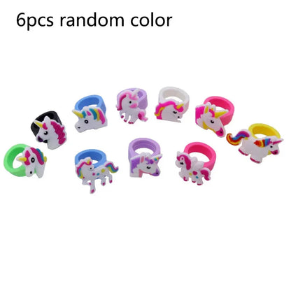 Unicorn Party Decoration Happy Birthday Banner Girl Unicorn Paper Mask Macaron Balloon Rainbow Unicorn Party Best Choice