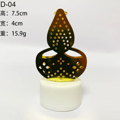 Diwali Diya Decor LED Candle Light, Hindu, Deepavali Festival, Night Light, Battery Powered, Art, 10 Pcs