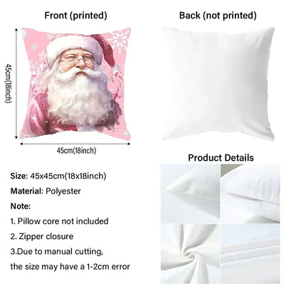 Valentine's Day Red Balloon Print Couple Home Decor Pillowcase Holiday Bedroom Living Room Decoration Polyester Cushion Cover