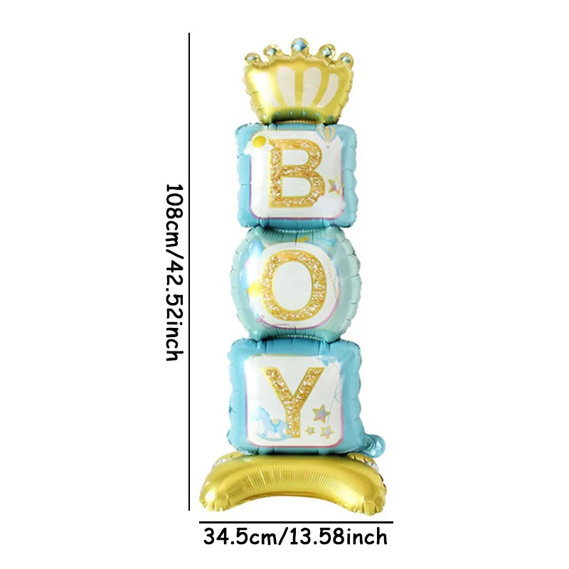 1pc Gender Reveal Party Decoration Balloons Boy Or Girl Theme Birthday Celebration Supplies Indoor Party Decoration Supplies