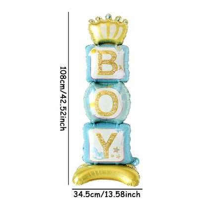 1pc Gender Reveal Party Decoration Balloons Boy Or Girl Theme Birthday Celebration Supplies Indoor Party Decoration Supplies