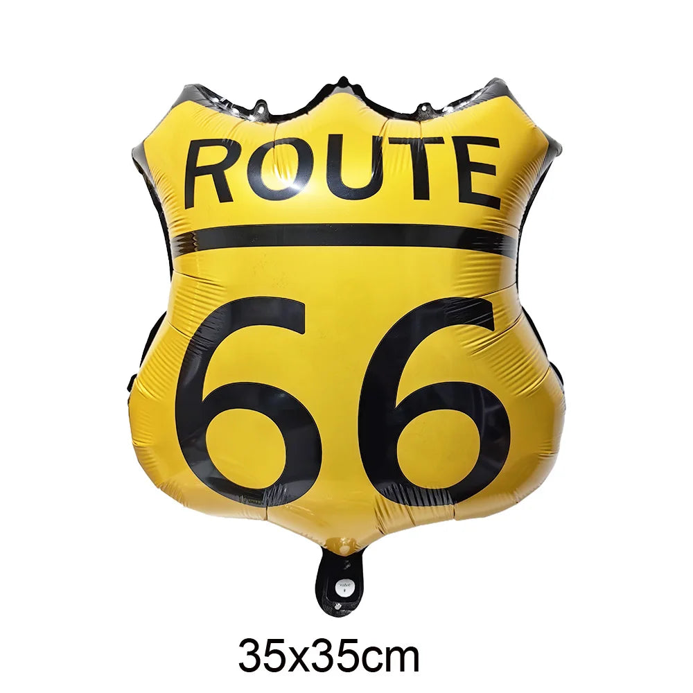40Inch Checkered 1 2 3 4 5 6 Large Black White Number Balloon Motorcycle Racing Two Fast Race Car Birthday Party Supplies