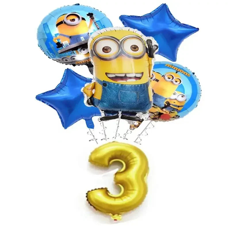 Birthday Party Disposable Tableware Plates Cups Napkins Tablecloths Balloons Decorate Party Supplies