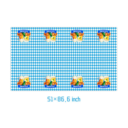 The Oktoberfest Theme Birthday Decorations Party Disposable Tableware Paper Napkins Cups Plates Tablecloths Straw