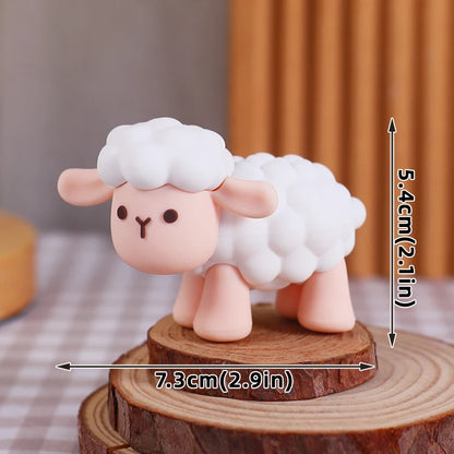 Farm Animals Cake Topper Rustic Cake Decoration Lambs, Ponies, Piglets, Chick,  Haystacks for Kids Happy Birthday Party Supplies