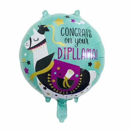 Graduation Party Balloon Owl Helium Globe Foil Balloon Congrats Grad School Celebrations 2024 Party Decorations Globos Ballons