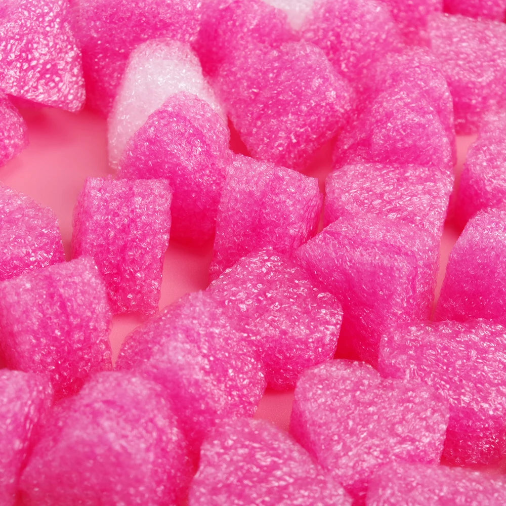 100pcs/lot Pink Heart Shaped Foam for Wedding Party Home Decoration Gift Box Filling Material Packing Wedding Flower Box Filler