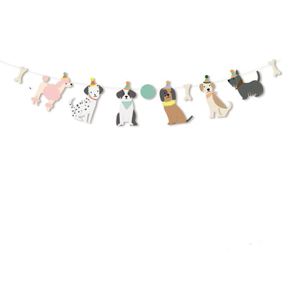 Dog Birthday Party Supplies Pet Dog Disposable Tableware Paper Plates Napkins Cups Puppy Birthday Party Baby Shower Decorations
