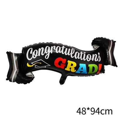 Graduation Party Balloon Owl Helium Globe Foil Balloon Congrats Grad School Celebrations 2024 Party Decorations Globos Ballons