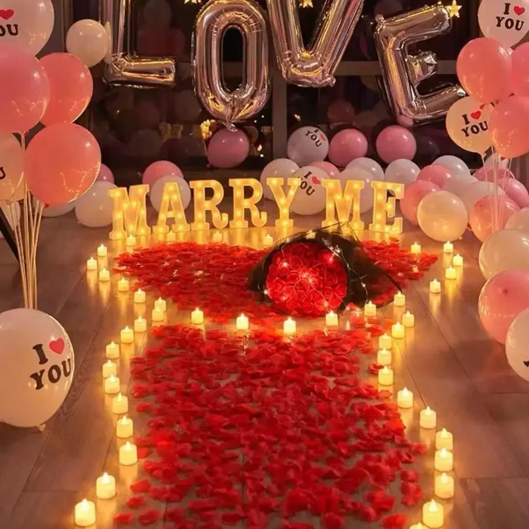 Lots Artificial Fake Rose Petals Red Roses Petal Flower Simulation Silk Petals for Valentine's Day Wedding Party Christmas Decor