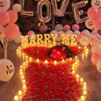 Lots Artificial Fake Rose Petals Red Roses Petal Flower Simulation Silk Petals for Valentine's Day Wedding Party Christmas Decor