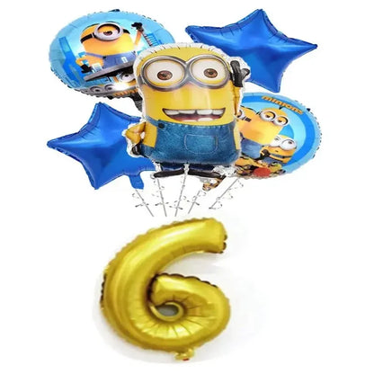 Birthday Party Disposable Tableware Plates Cups Napkins Tablecloths Balloons Decorate Party Supplies
