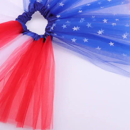American Flag Tutu Skirt 4th of July Patriotic Skirts Independence Day Party Dresses for Memoridal Day Costume