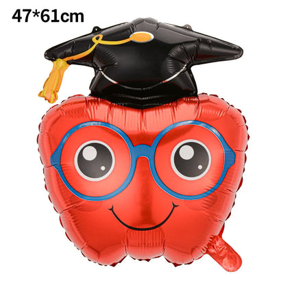 Graduation Party Balloon Owl Helium Globe Foil Balloon Congrats Grad School Celebrations 2024 Party Decorations Globos Ballons
