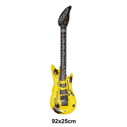 Inflatable Rock Star Toy Ballon Inflatable Party Props Balloons Guitar Saxophone Keyboard Piano Rock Toys Karaoke Party Decors