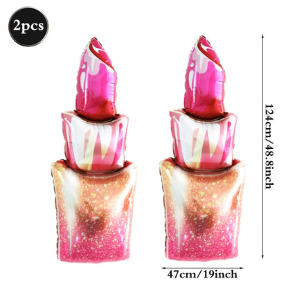 Sexy Lingerie Aluminum Foil Balloon Bachelorette Party Whiskey Red Lips High Heel Adult Party Bride Wedding Hen Night Decoration