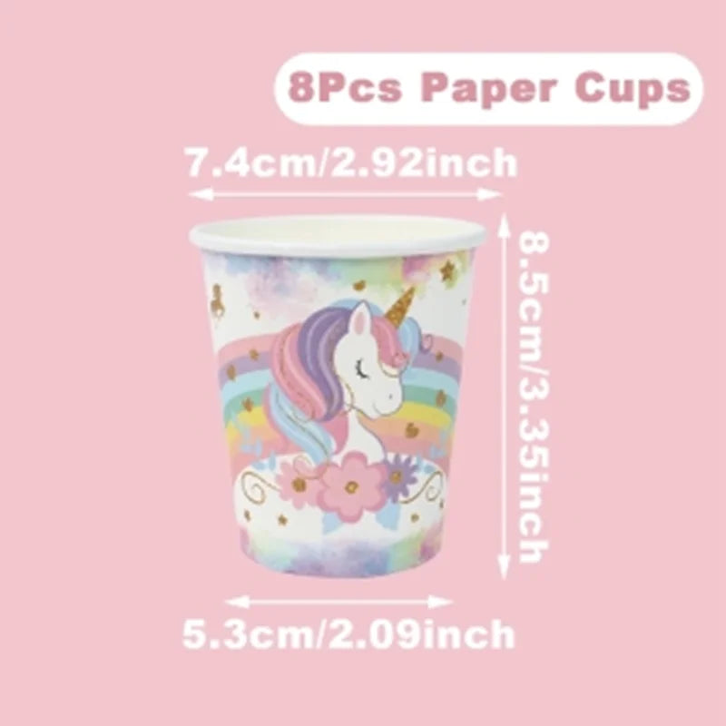 Unicorn 3D Paper Candy Boxes Gift Packing Box Unicorn Theme Party Decoration Kids Wedding Baby Shower Party Supplies Favors