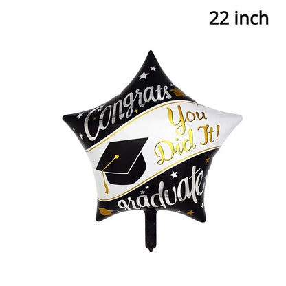 Graduation Party Balloon Owl Helium Globe Foil Balloon Congrats Grad School Celebrations 2024 Party Decorations Globos Ballons