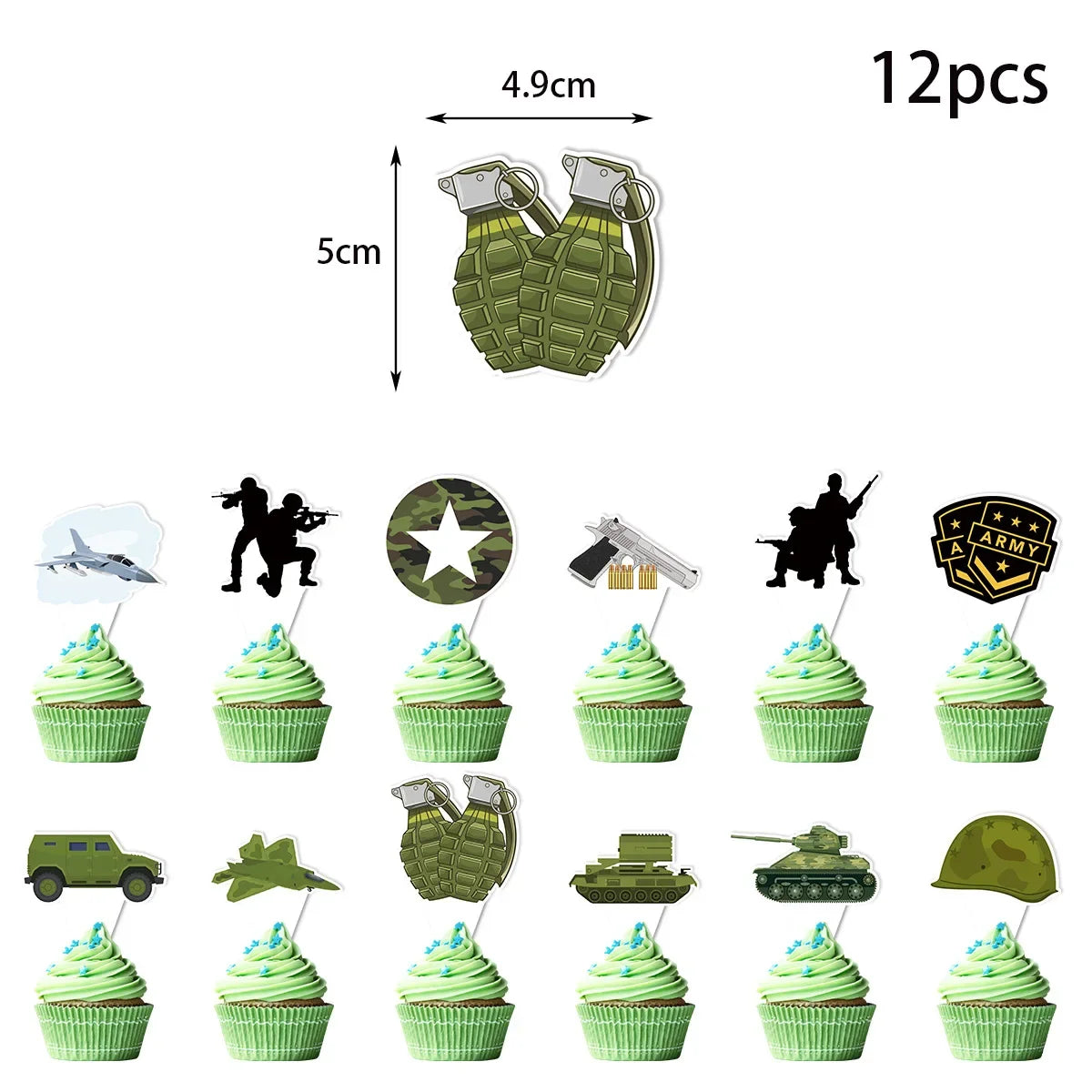 Military Party Decoration Set Camouflage Netting Tableware 4D Tank Balloon Camo Army Soldier Armored Vehicle Kids Birthday Gifts