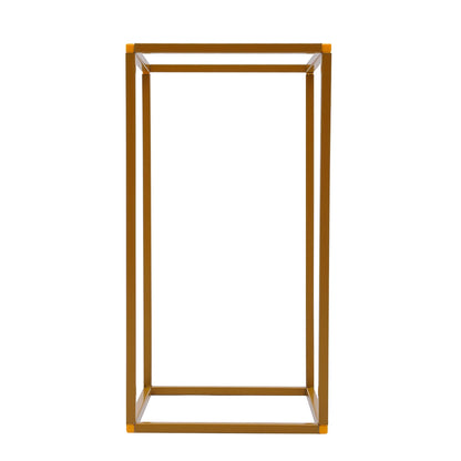 10Pcs/4Pcs Metal Golden Rectangular Frame Backdrop Wedding Rack Arch For Birthday Party Backdrop Wedding DLY Decor
