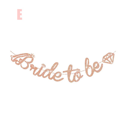 Bride To Be Party Decorations Balloons Napkin Cups  Veil Sash Team Bride Wedding Decor Bachelorette Party Supplies