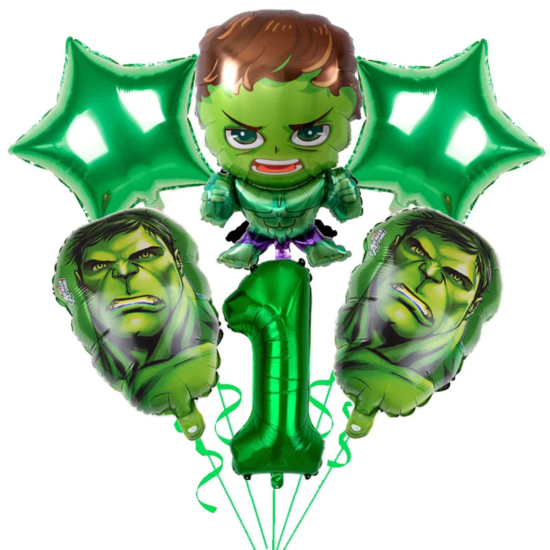 Super Hero Hulk Birthday Party Decoration Balloons Kids Disposable Tableware Cup Plate Backdrop Cake Topper Baby Shower Supplies