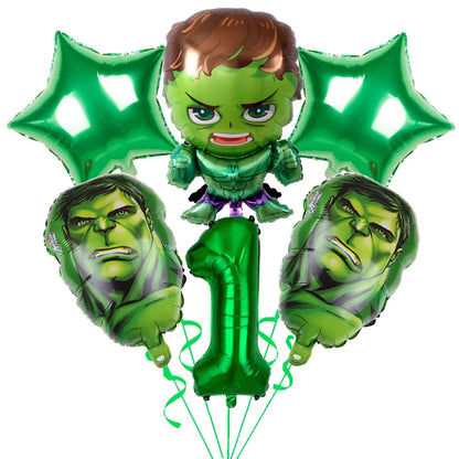 Super Hero Hulk Birthday Party Decoration Balloons Kids Disposable Tableware Cup Plate Backdrop Cake Topper Baby Shower Supplies