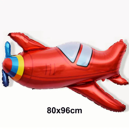 5th Birthday Police Party Blue Car Helicopter Foil Balloons for Boys Baby Shower Police Birthday Party Decoration