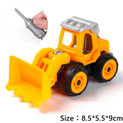 Excavator Car Crane Tractor Birthday Cake Topper Construction Party Decor Boy Kid Baby Shower 1st Birthday Party Cake Baking Kit